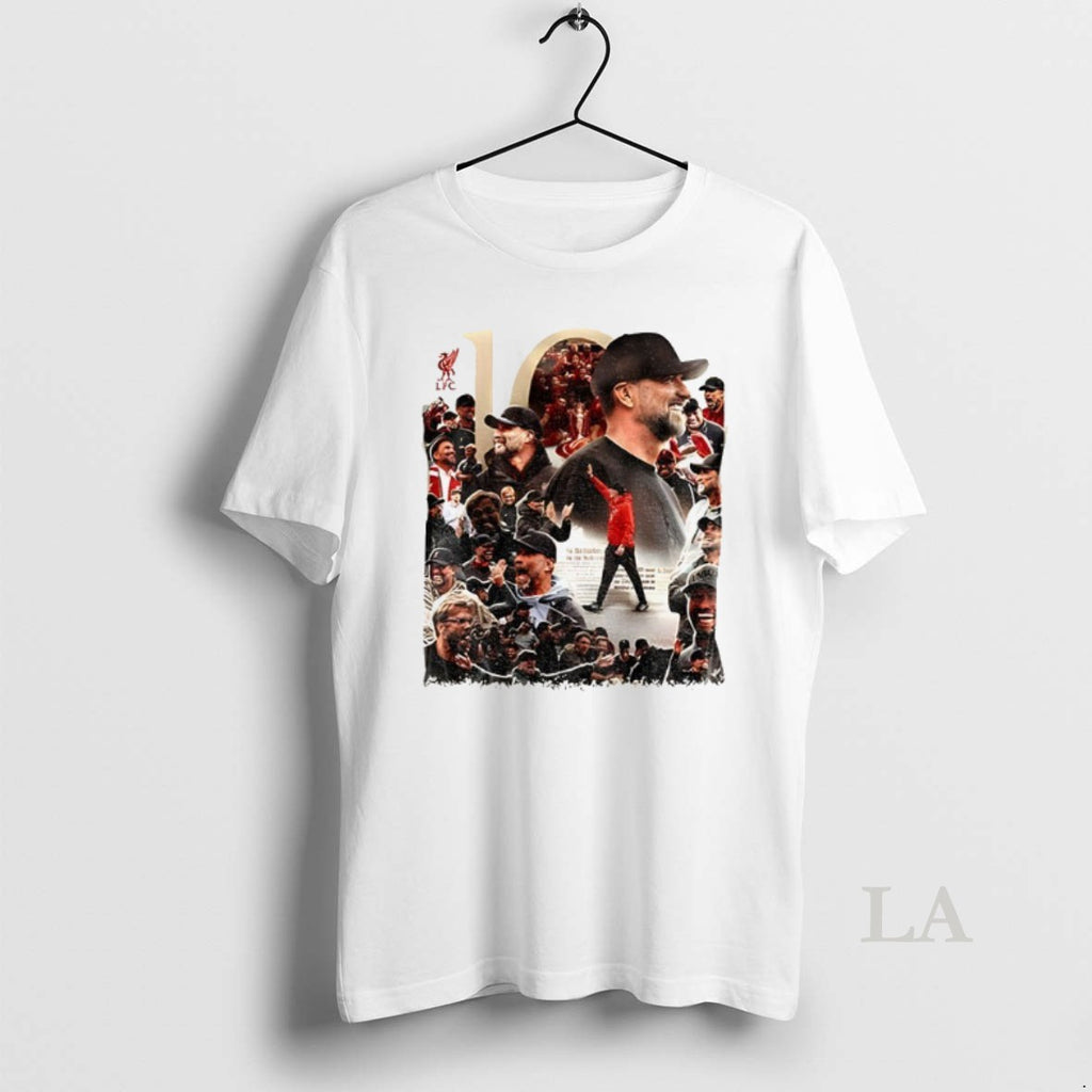Original Liverpool Fc X Jurgen Klopp 10th Anniversary Graphic Football Lover