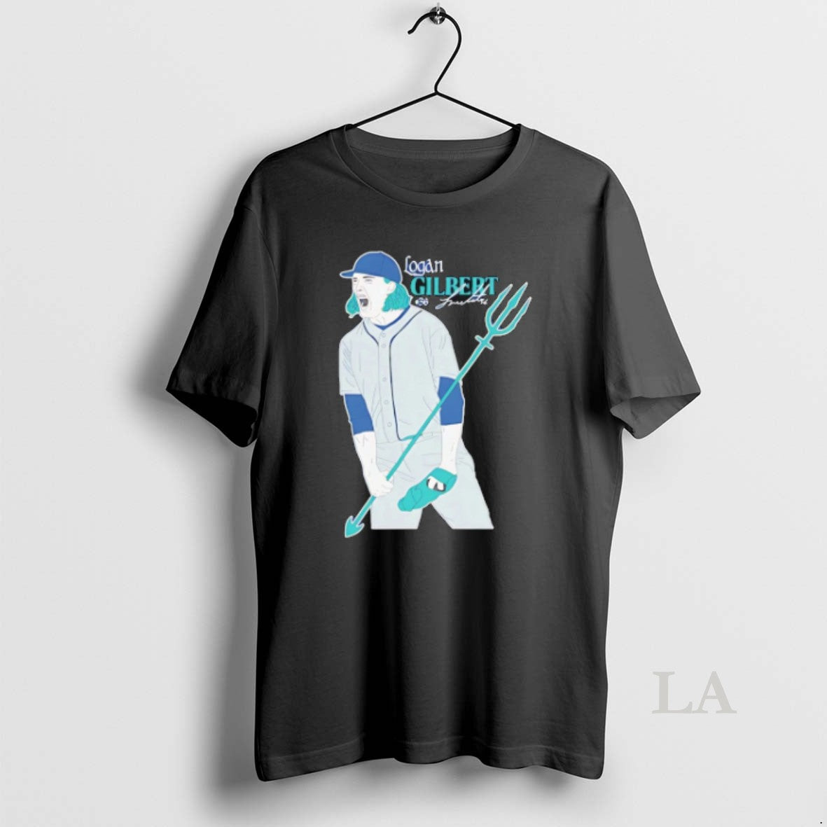 Original Logan Gilbert Seattle Mariners Trident Signature