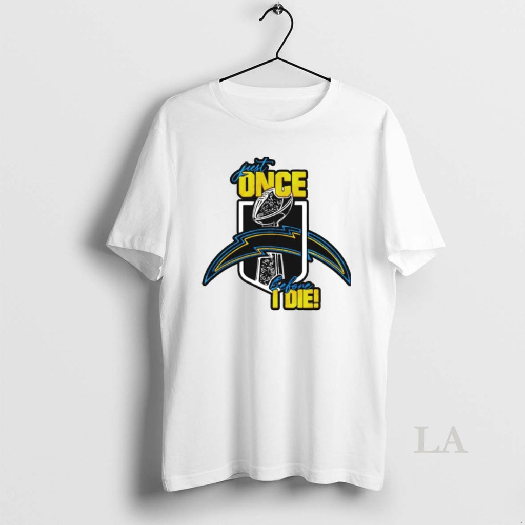 Original Los Angeles Chargers Just Once Before I Die Ornaments
