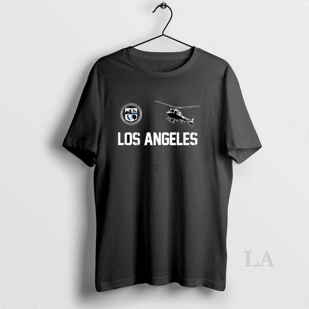 Original Los Angeles County Logo Helicopter
