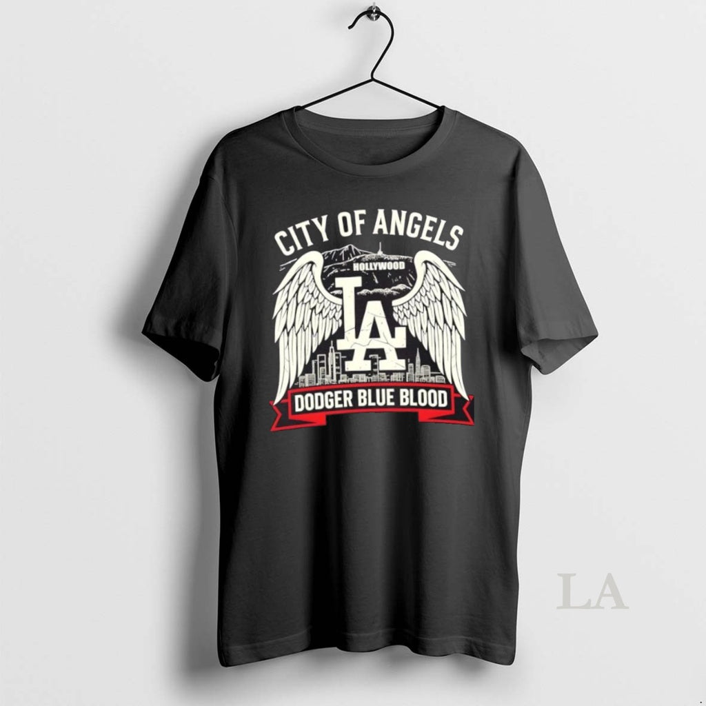 Original Los Angeles Dodgers City Of Angels Dodger Blue Blood Skyline