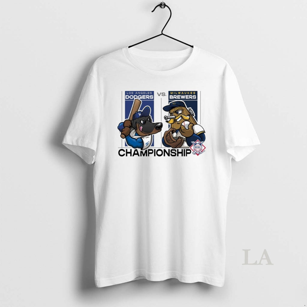 Original Los Angeles Dodgers Vs Milwaukee Brewers 2025 Mlb League Championship Series Mascots