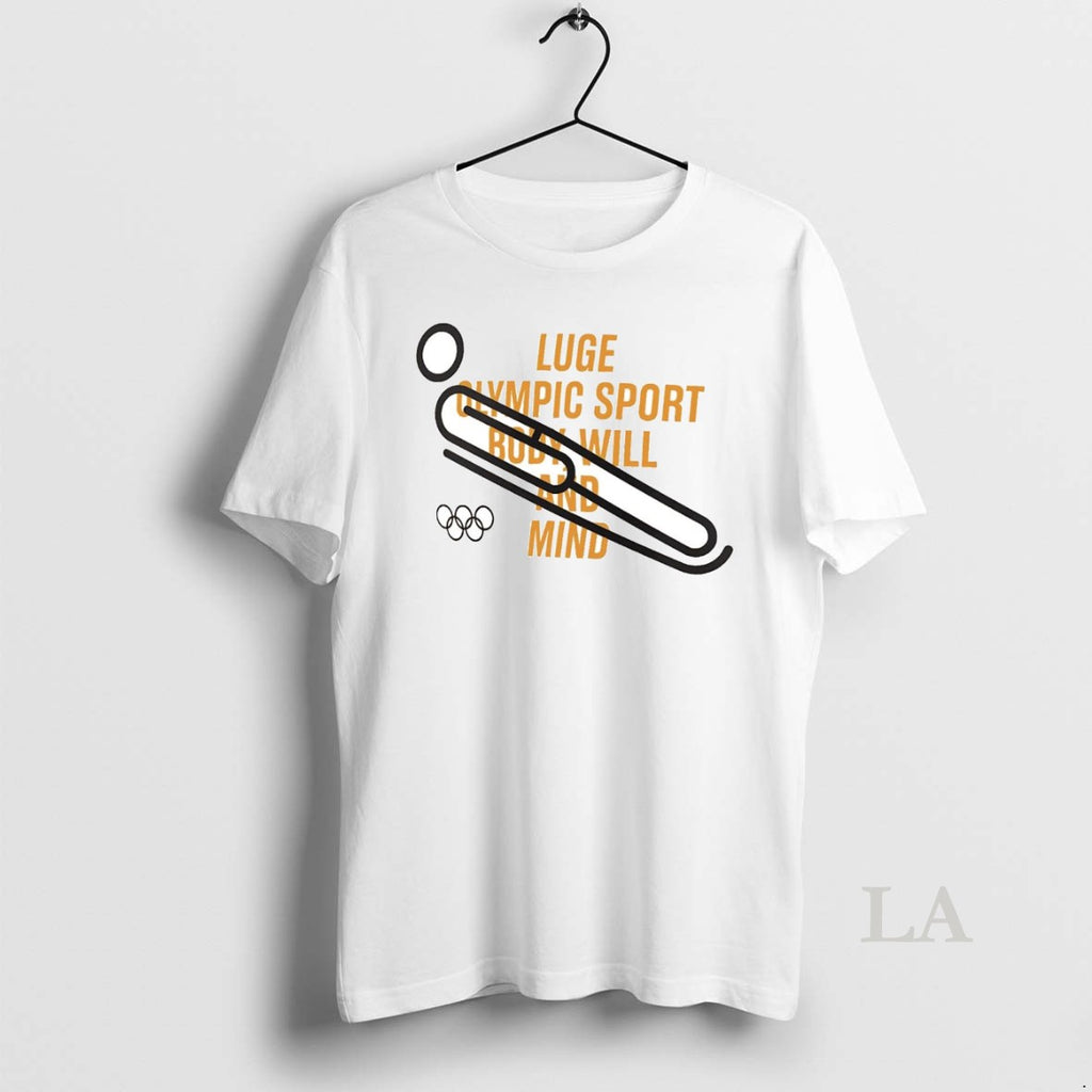 Original Luge Olympic Sport Body Will And Mind