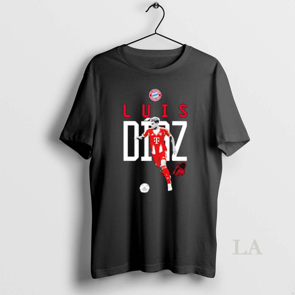 Original Luis Diaz Fc Bayern Munich Logo Signature