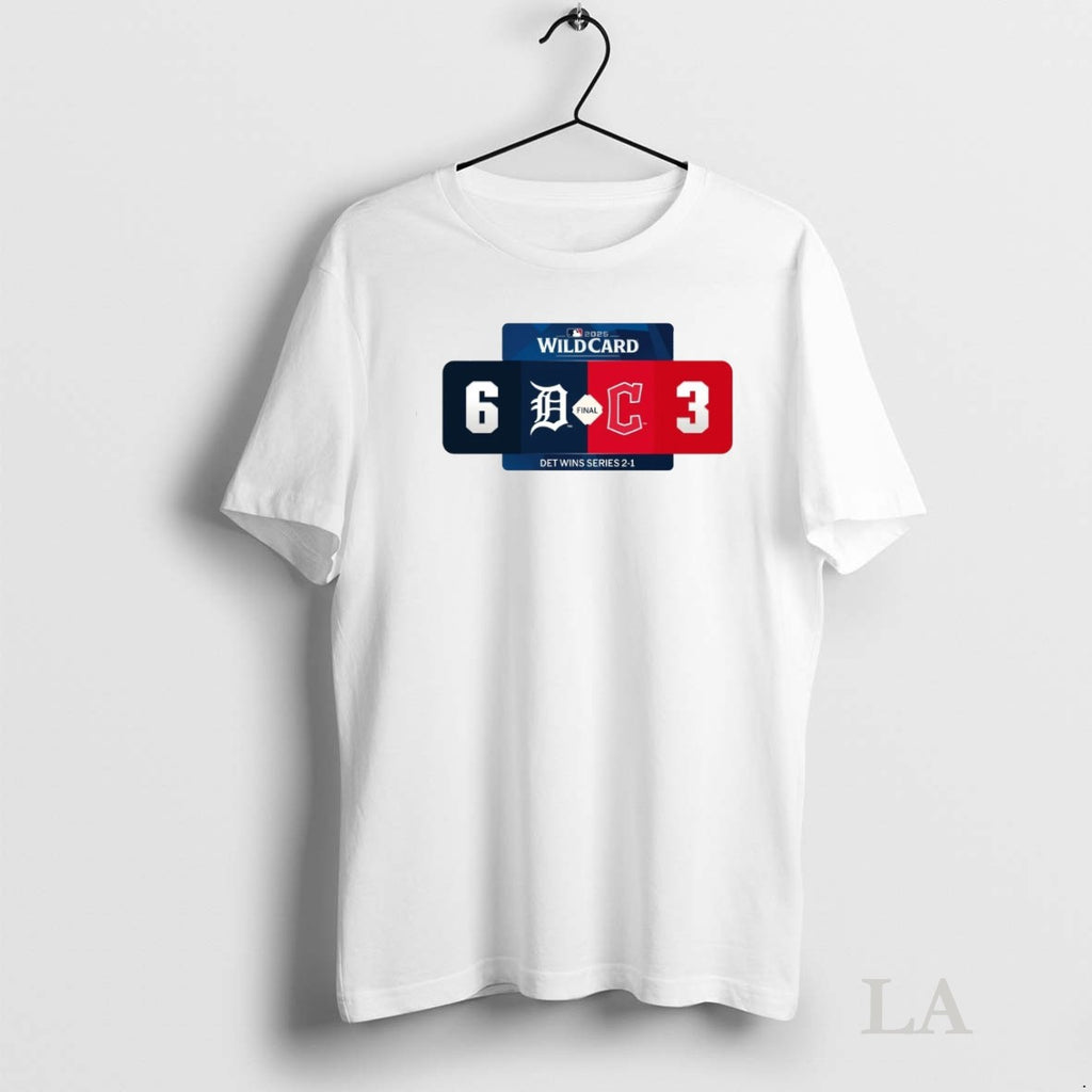 Original Mlb Wild Card 2025 Detroit Tigers 6 3 Cleveland Guardians Final Det Win Series