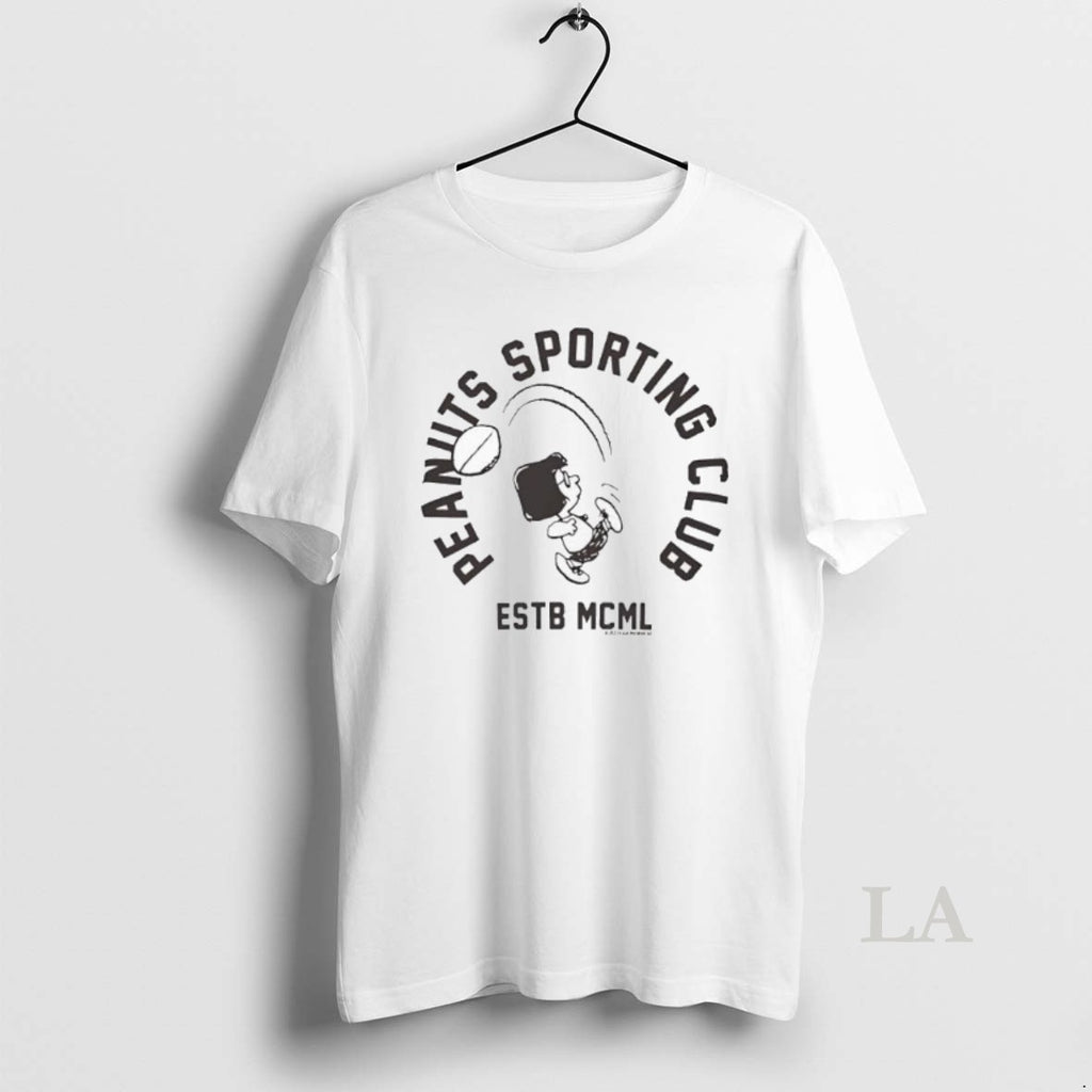 Original Marcie Peanuts Sporting Club Ringer Estb Mcml
