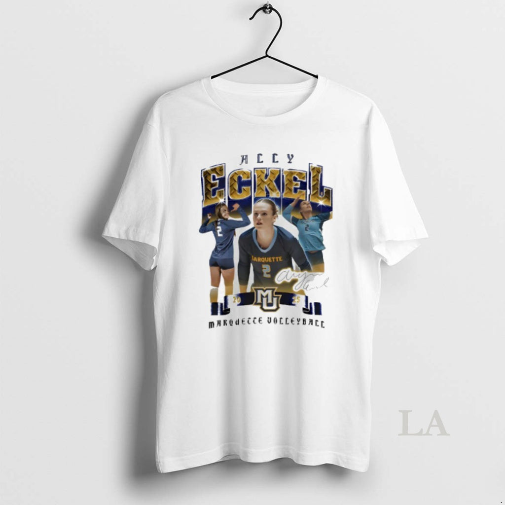 Original Marquette Volleyball Allyson Eckel Graphic Signature