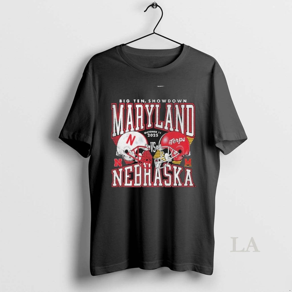 Original Maryland Vs Nebraska 2025 Gameday Matchup Helmet