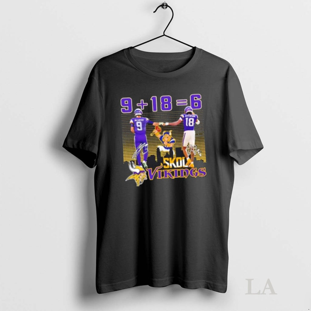 Original Mccarthy X Jefferson 9186 Skol Minnesota Vikings Skyline