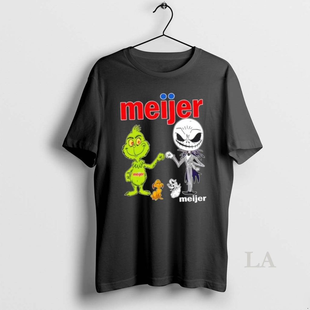 Original Meijer X Grinch And Jack Skellington Fist Bump Friends
