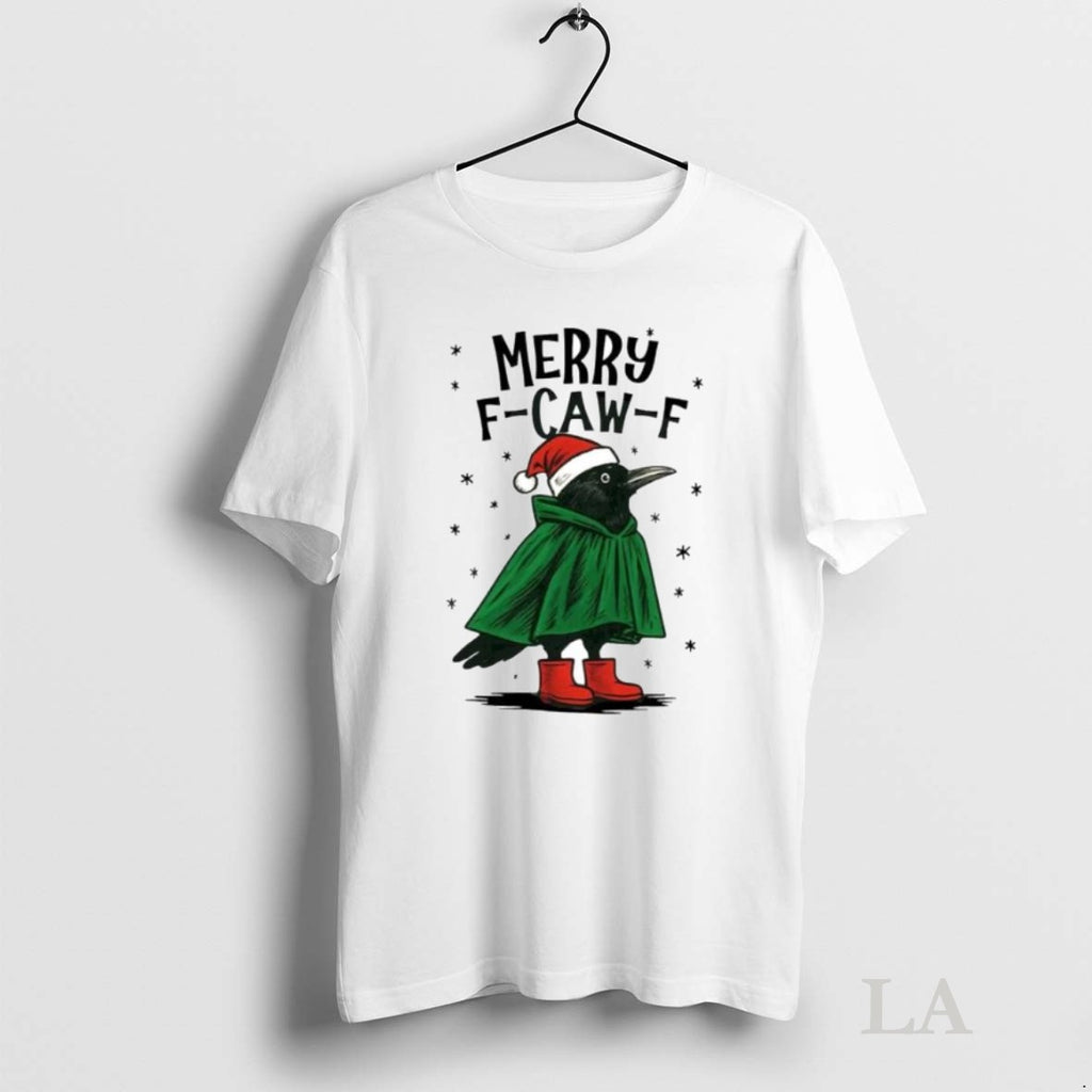 Original Merry F Caw F Funny Christmas Ornaments