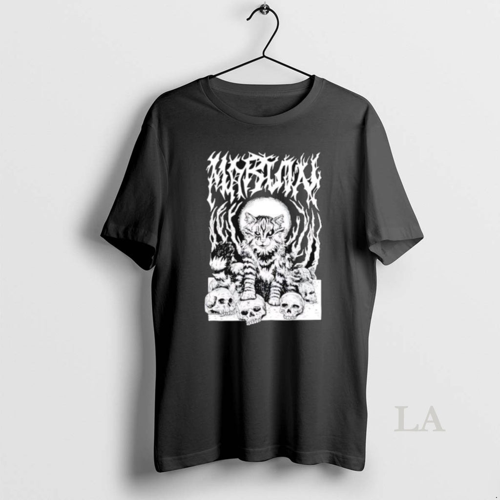 Original Metal Marf By Beefaroni Marvin Skull Cat Graphic