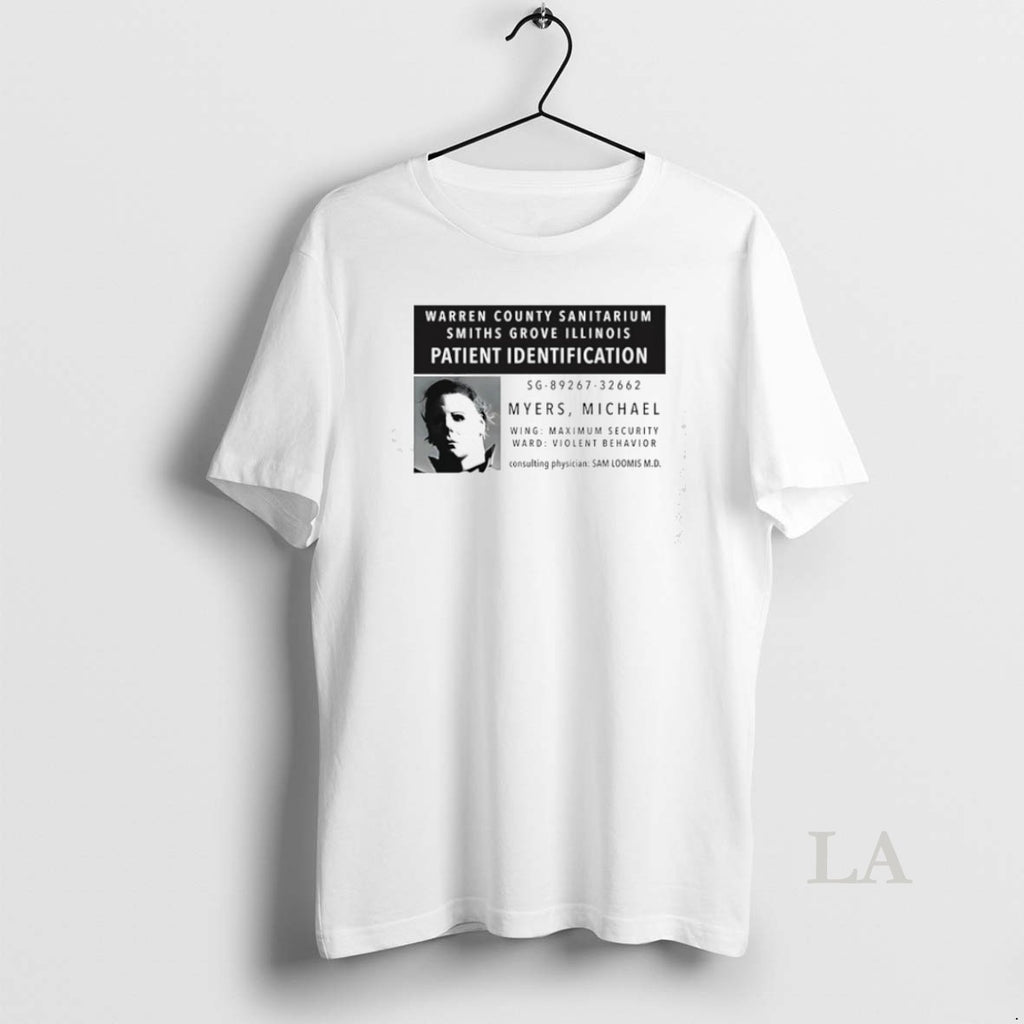 Original Michael Myers Warren County Sanitarium Smiths Grove Illinois Patient Identification Halloween