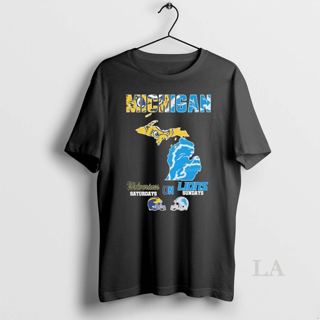 Original Michigan Wolverines On Saturdays Detroit Lions On Sundays In Michigan
