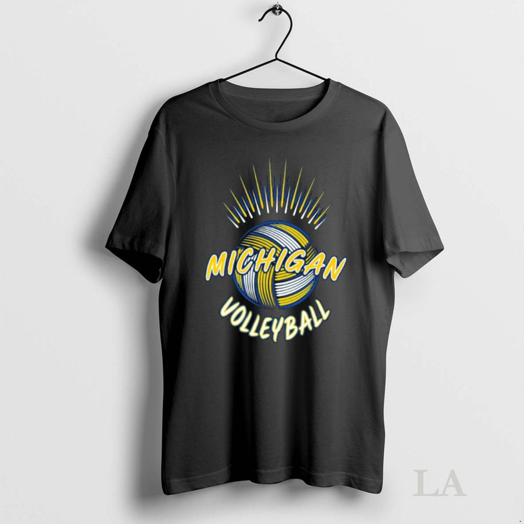 Original Michigan Wolverines Volleyball Spike