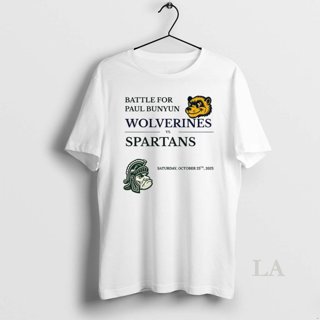 Original Michigan Wolverines Vs Michigan State Spartans Battle For Paul Bunyan Food Drinks Traditions