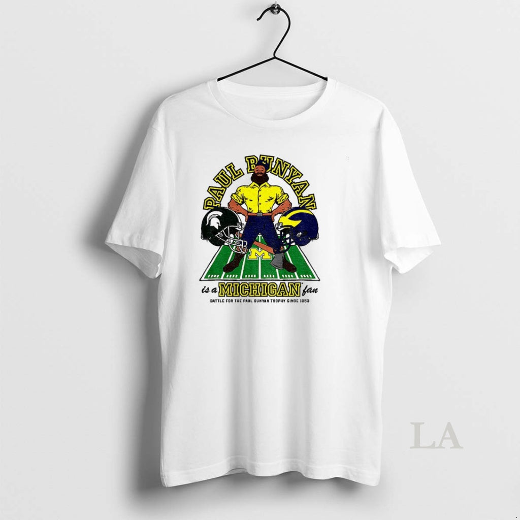 Original Michigan Wolverines Vs Spartans Paul Bunyan Is A Michigan Fan