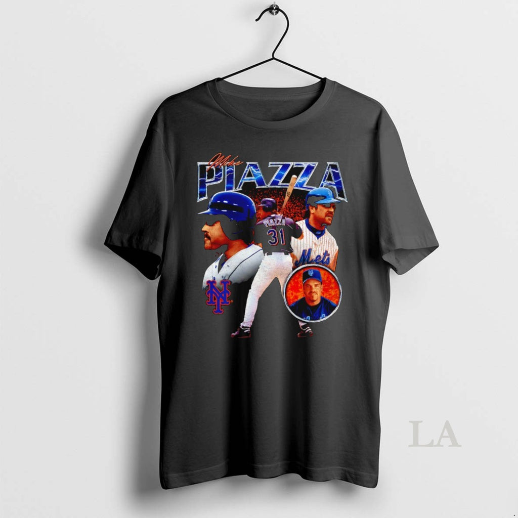 Original Mike Piazza New York Mets 2000 Subway Series 25th Anniversary Vintage