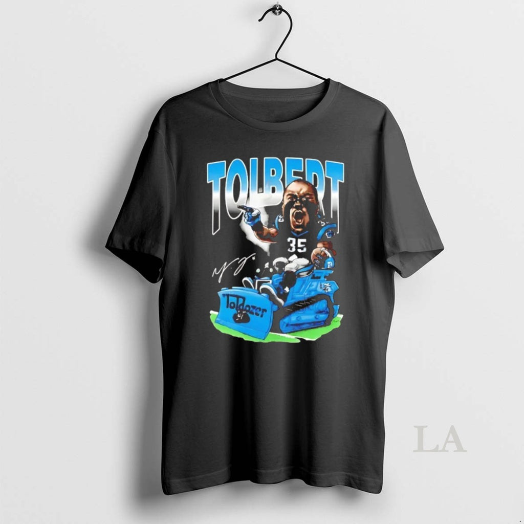 Original Mike Tolbert Toldozer Caricature Carolina Panthers