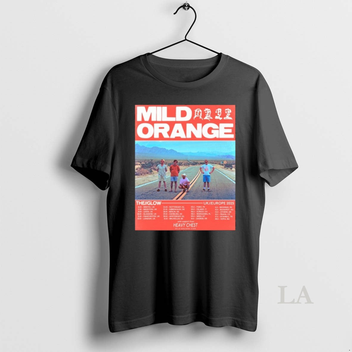 Original Mild Orange The Glow Uk Europe 2025 Tour Dates