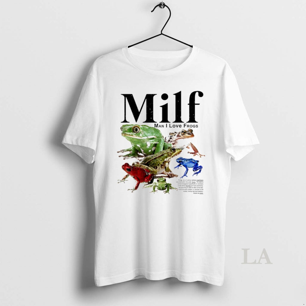Original Milf Man I Love Frogs Graphic