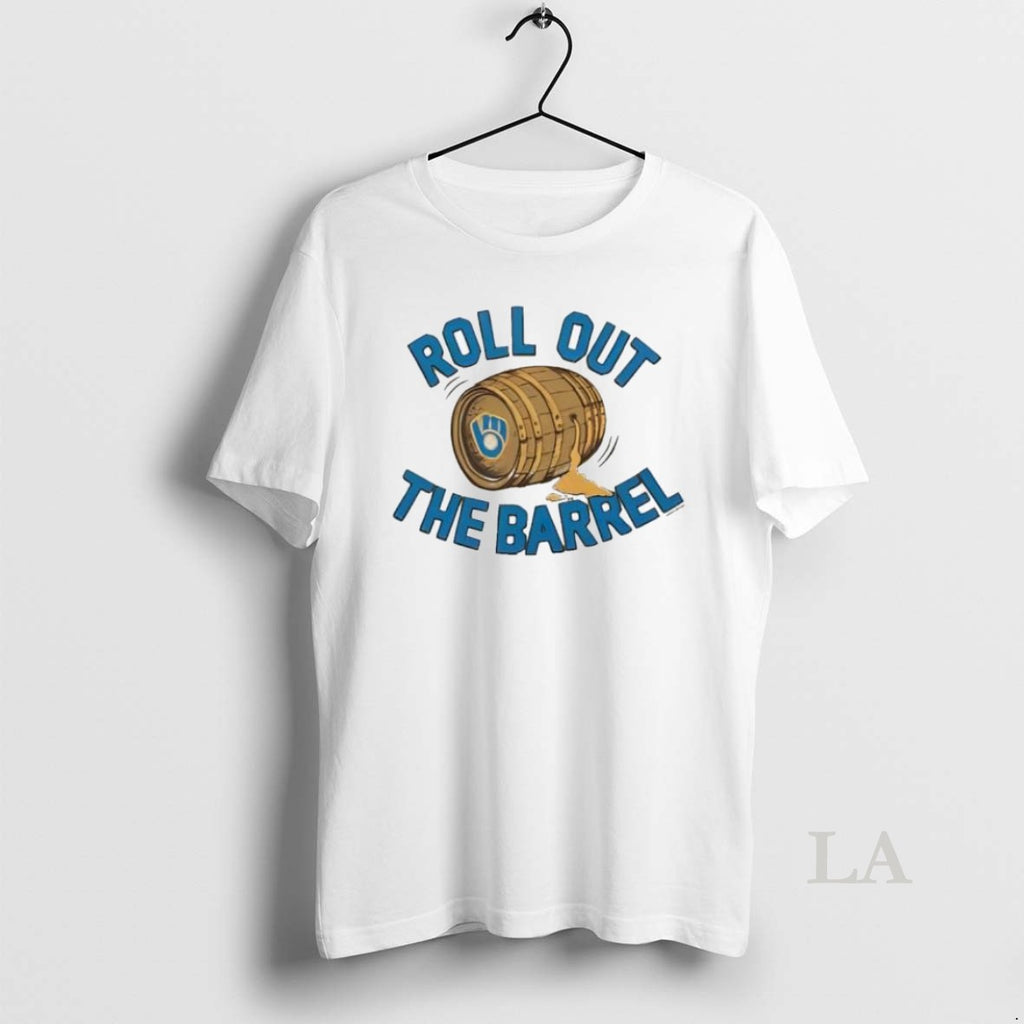 Original Milwaukee Brewers Gold Roll Out The Barrel
