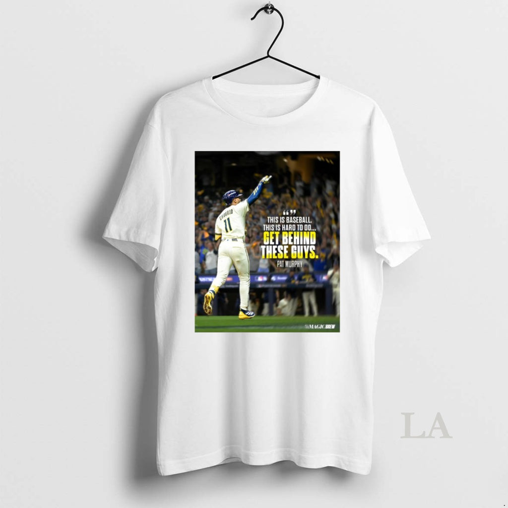 Original Milwaukee Brewers Pat Murphy This Is Baseball This Is Hard To Do Get Behind