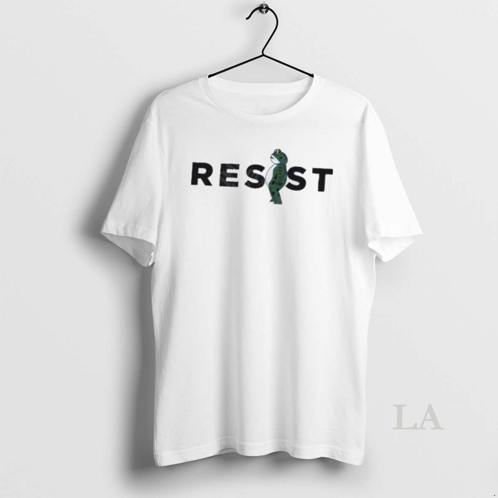 Original Minimalist Protest Portland Frog Resist 2025