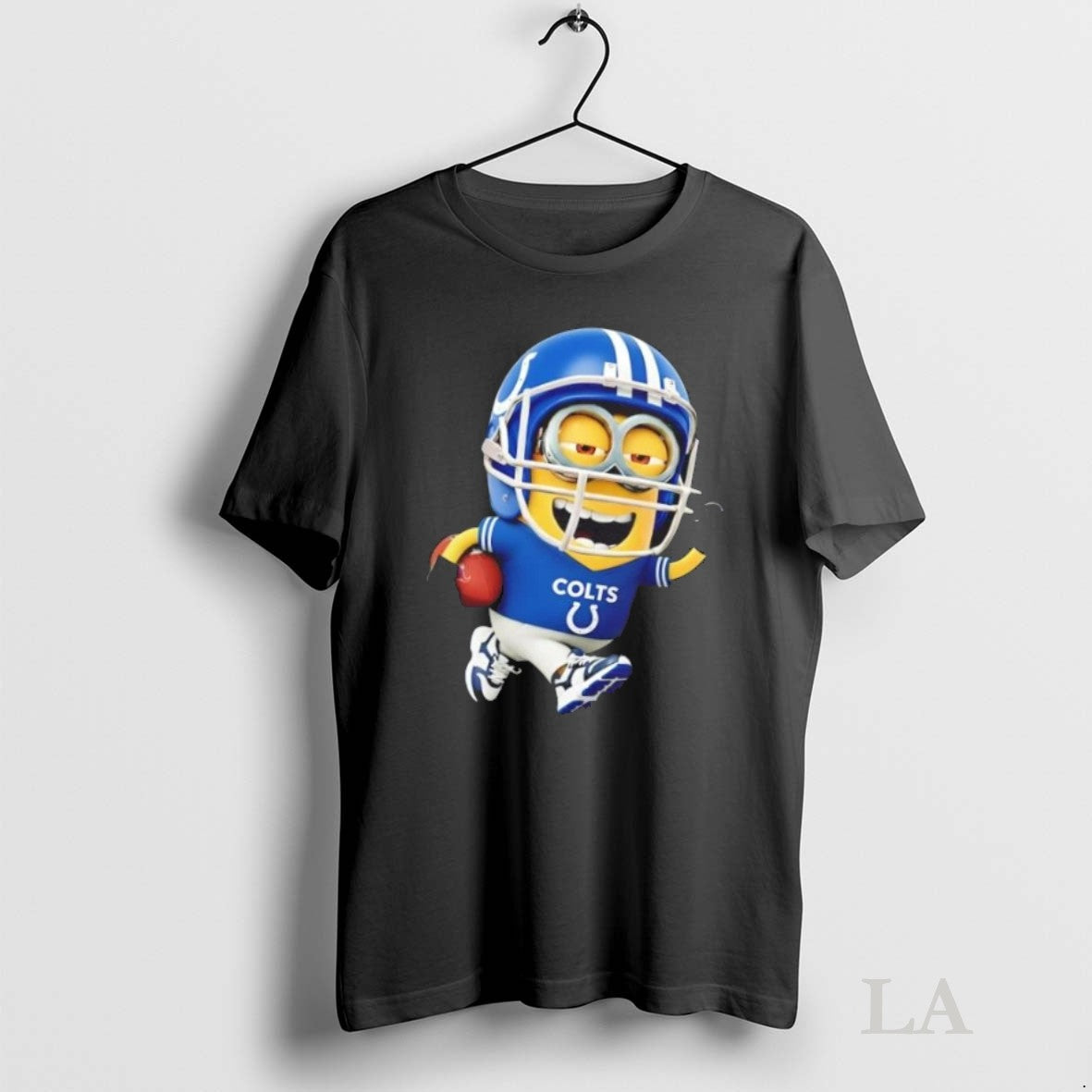 Original Minions Is Holding A Ball And Smiling At Indianapolis Colts Fans