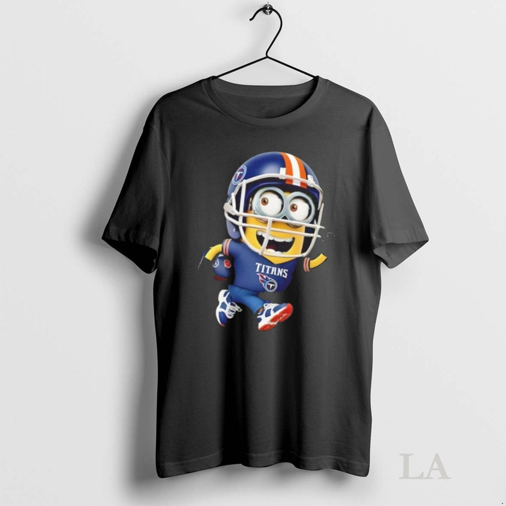 Original Minions Is Holding A Ball And Smiling At Tennessee Titans Fans