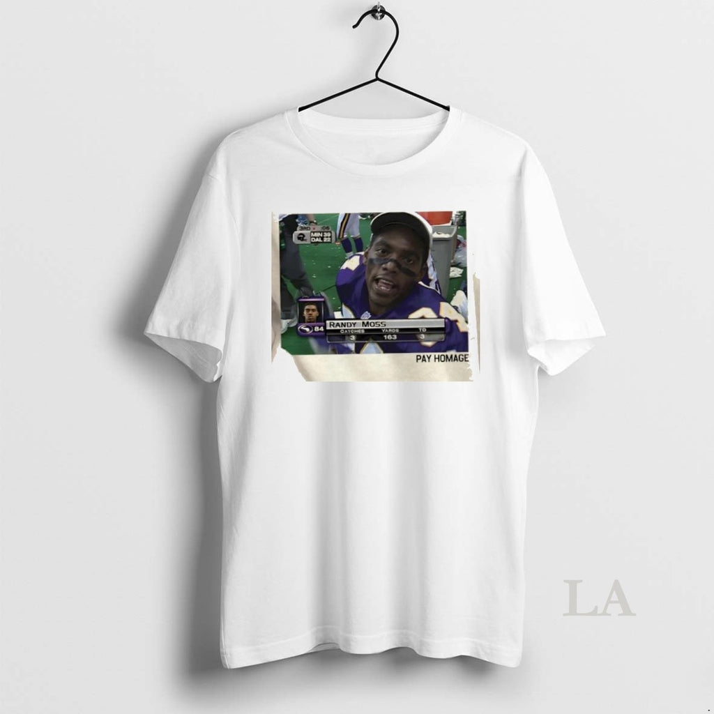 Original Minnesota Vikings Randy Moss Homage Ash Pay Homage