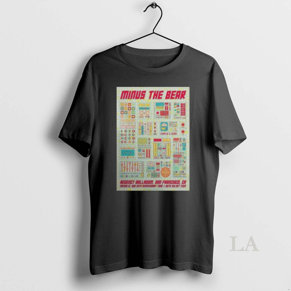 Original Minus The Bear Regency Ballroom In San Francisco Ca October 7 2025 Long Sleve