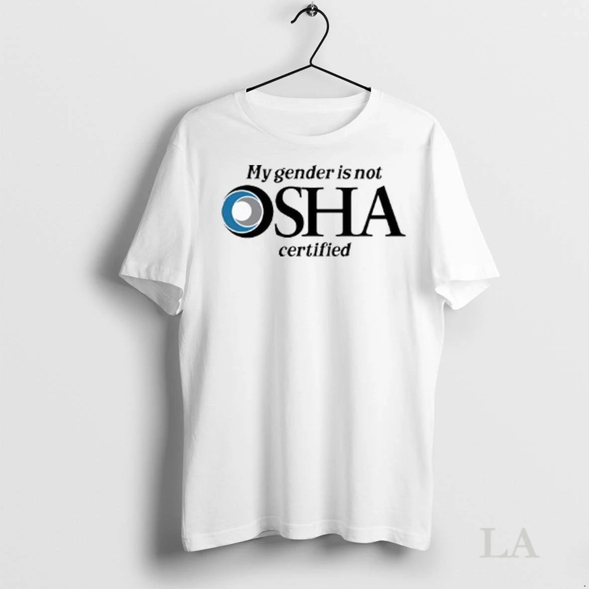 Original My Gender Is Not Osha Certified Logo Ladies