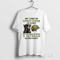 Original My Time In Uniform Is Over But My Pride In Being A Veteran Never