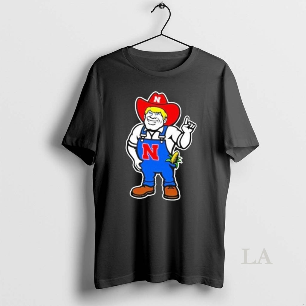 Original Nebraska Huskers Herbie Mark Mascot Long Sleve