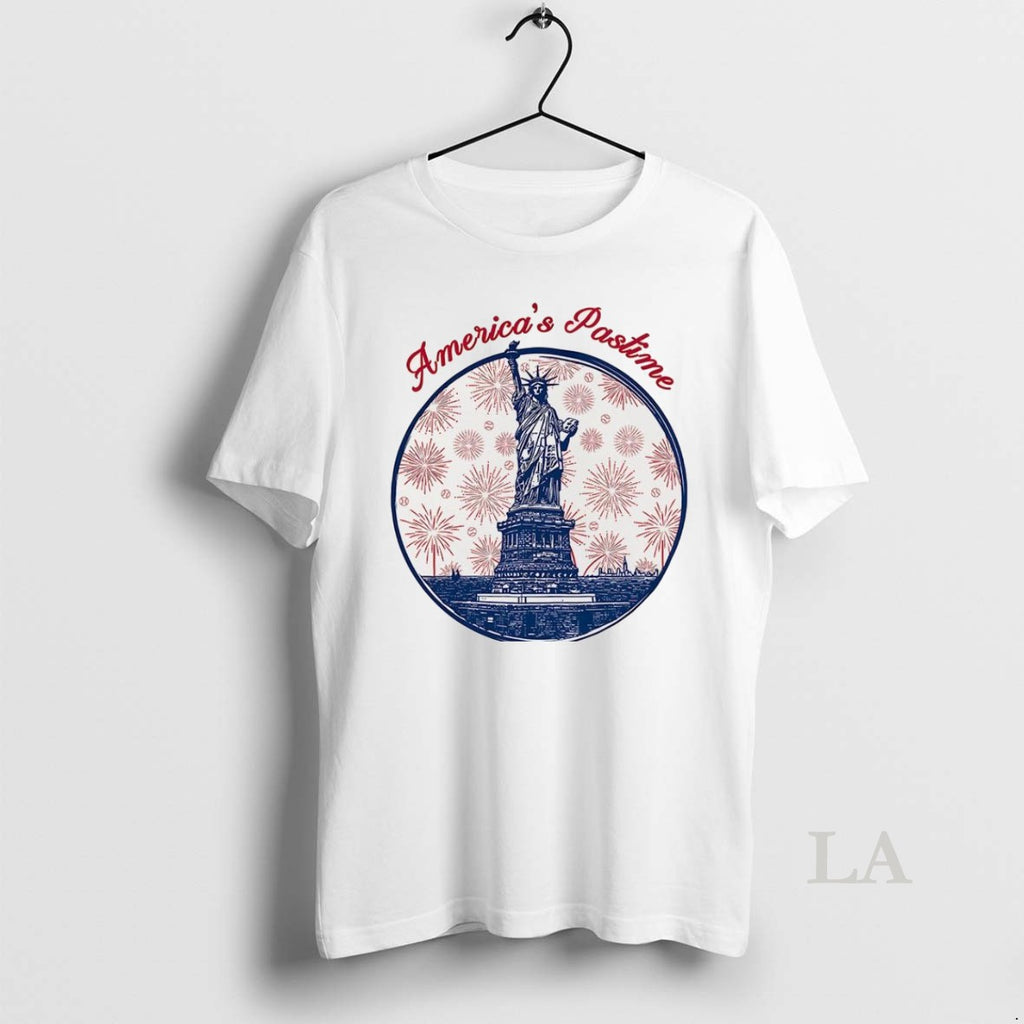Original New York Americas Pastime Statue Of Liberty