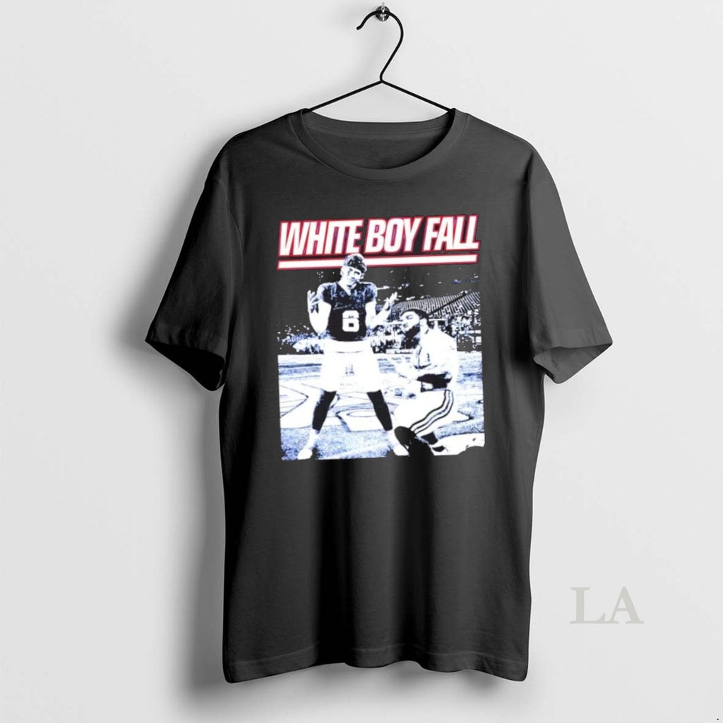 Original New York Giants Jaxson Dart And Cam Skattebo White Boy Fall