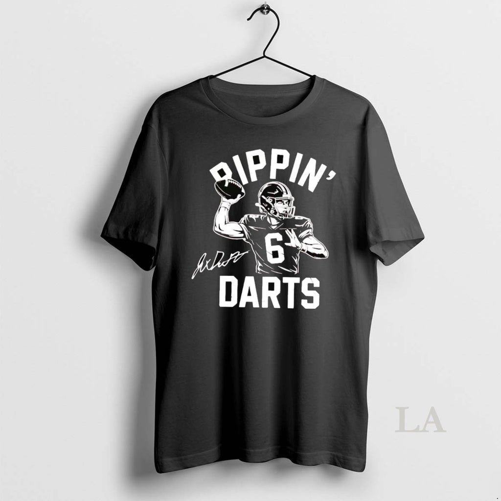 Original New York Giants Ripping Jaxson Dart Signature
