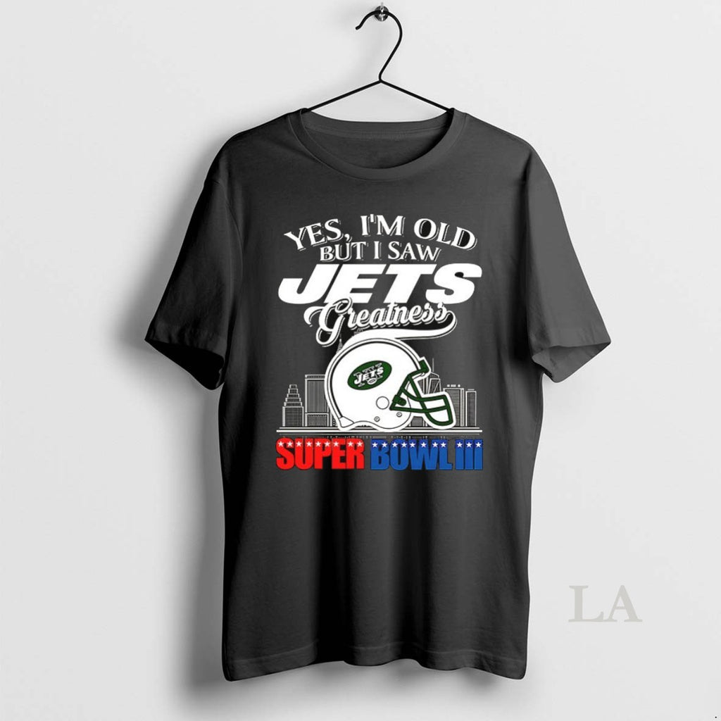 Original New York Jets Yes Im Old But I Saw Greatness Helmet Ceramic Ceramic And