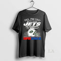 Original New York Jets Yes Im Old But I Saw Greatness Helmet Ceramic Ceramic And