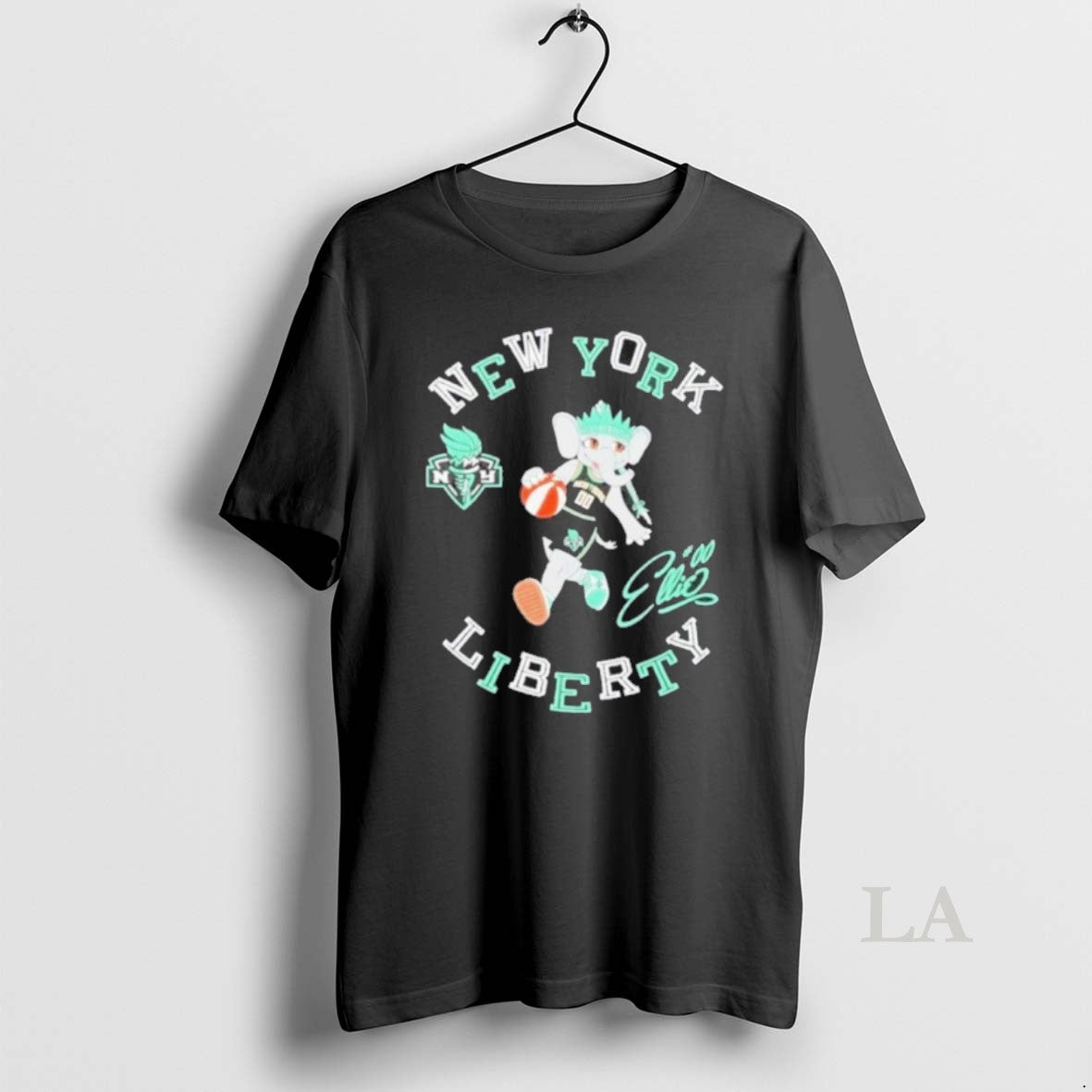 Original New York Liberty Stadium Essentials Black Mascot Numero Uno