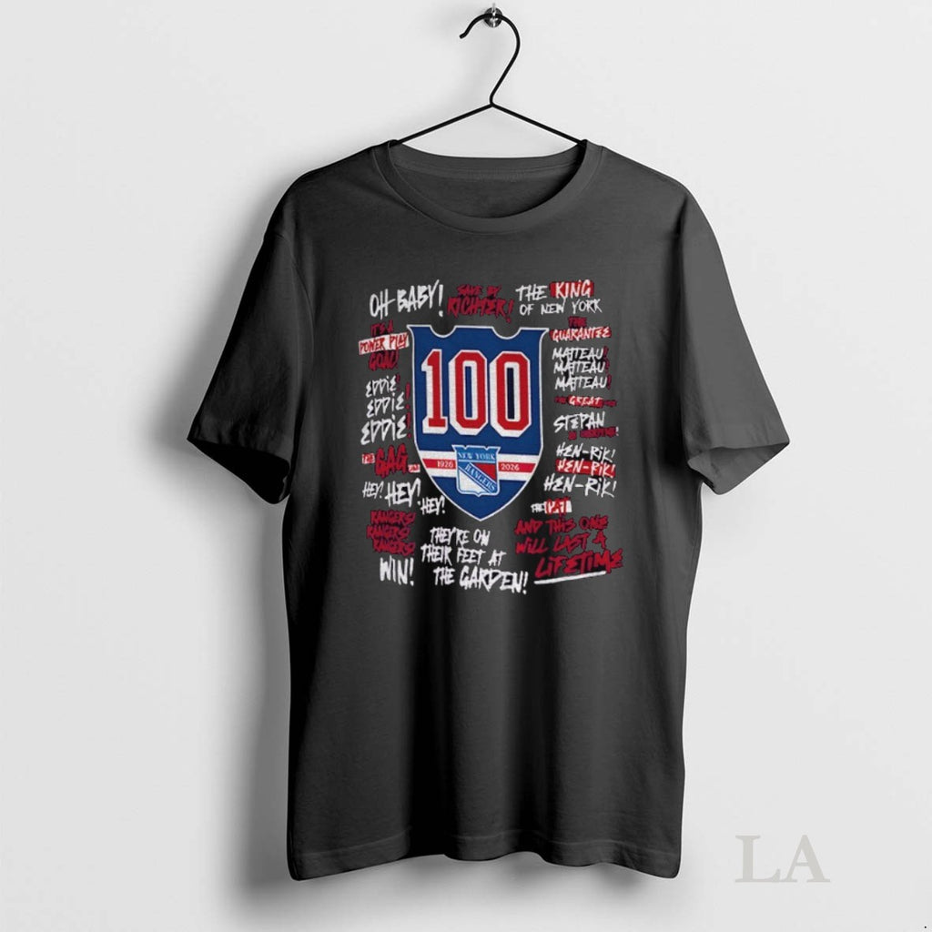 Original New York Rangers 100 Years Oh Baby The King Of New York Hen Rik