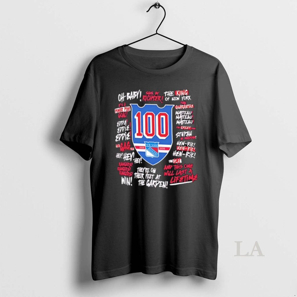 Original New York Rangers Ny Centennial Season 100th