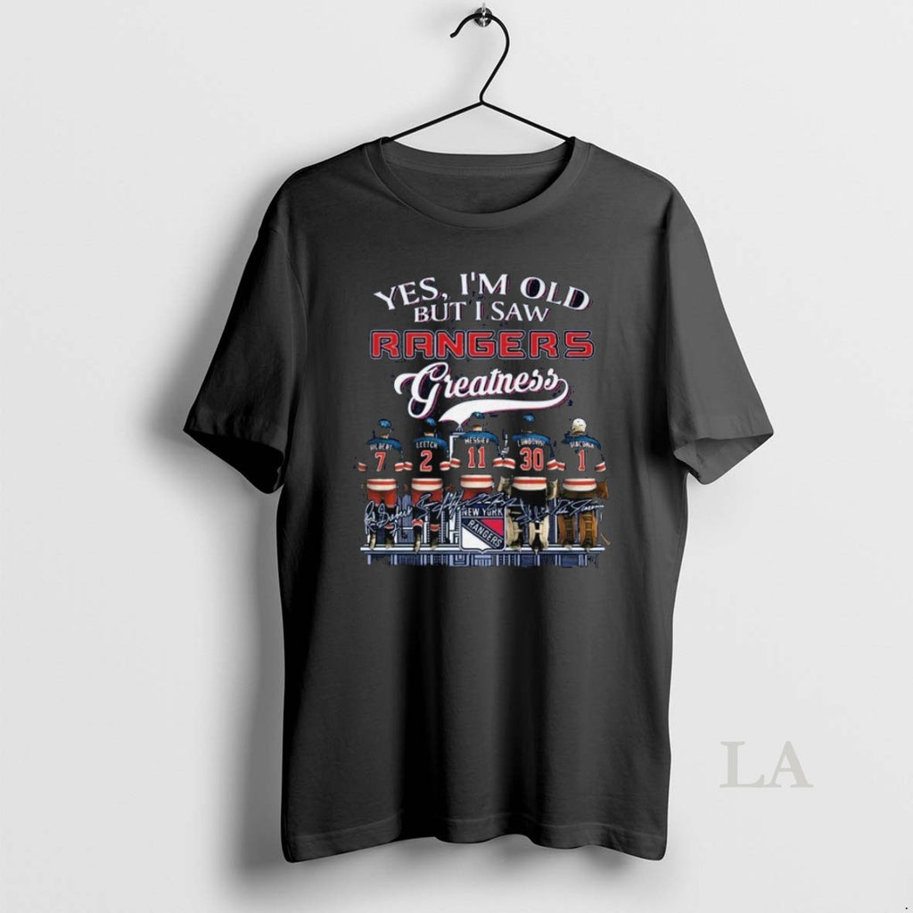 Original New York Rangers Yes Im Old But I Saw Rangers Greatness Squad 2025 Signatures
