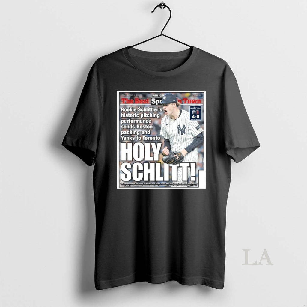 Original New York Yankees Cam Schlittler The Best Sports In Town Holy Schlitt