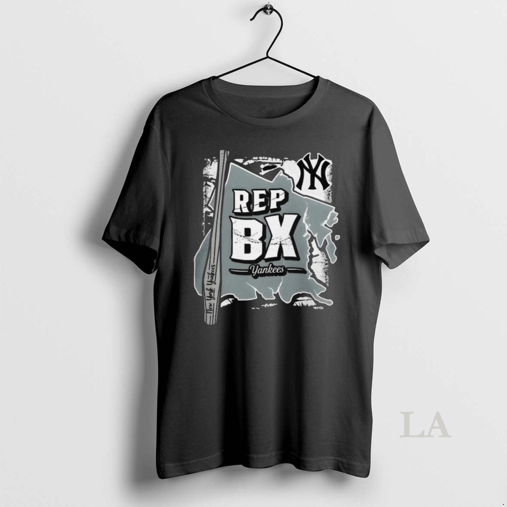 Original New York Yankees Rep Bx Bronx Baseball Long Sleve