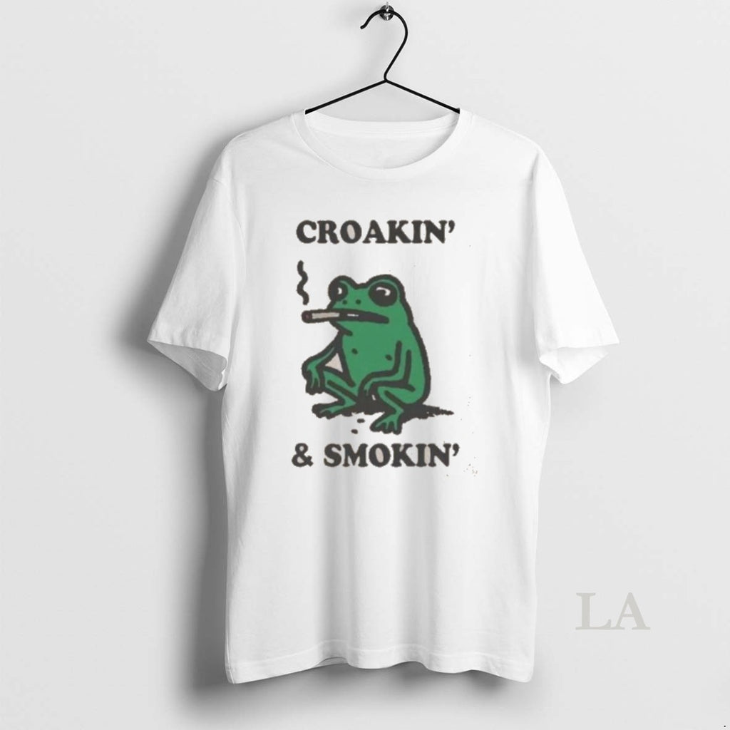 Original Nice Croakin And Smokin Frog Washed