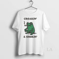 Original Nice Croakin And Smokin Frog Washed