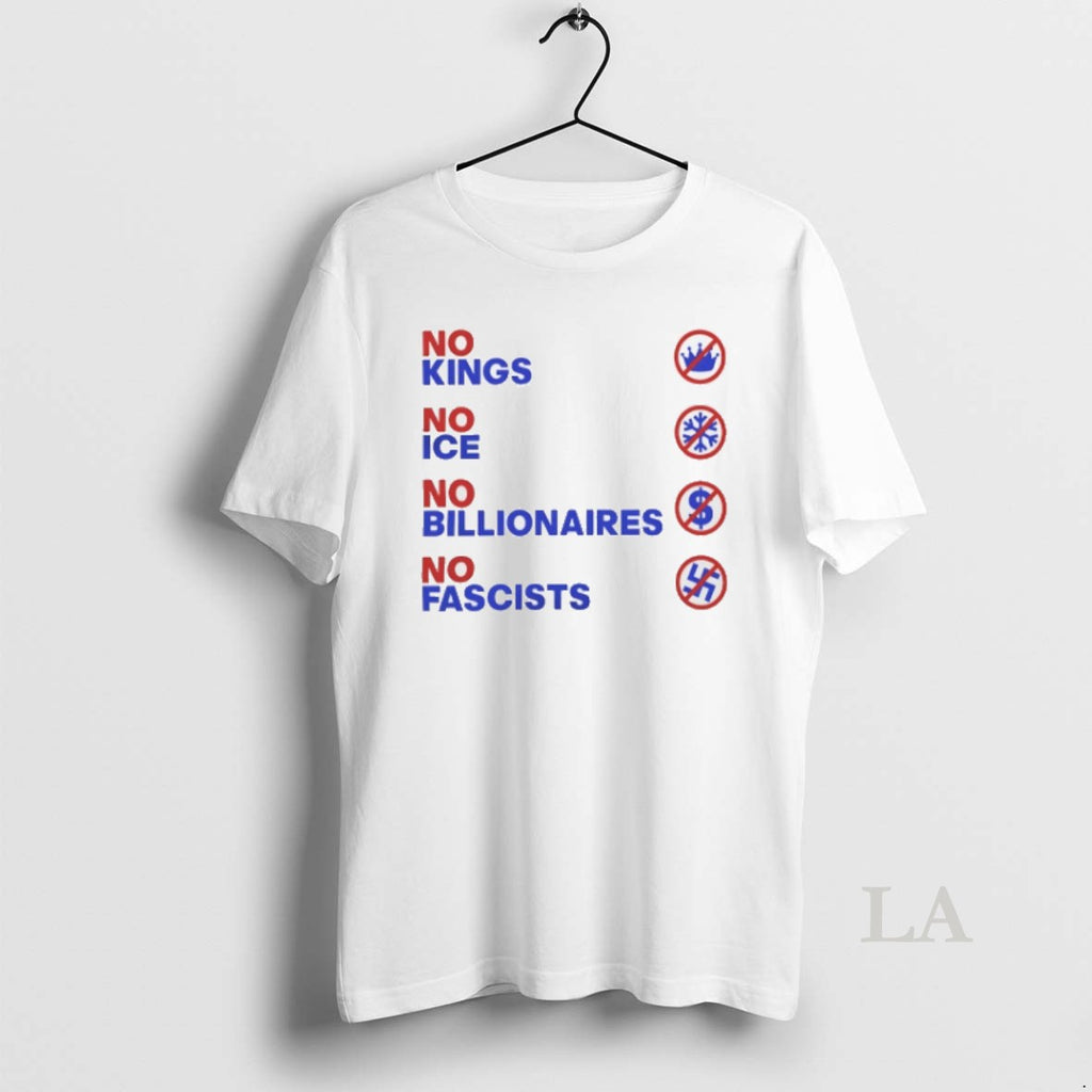 Original No Kings No Ice No Billionaires No Fascists