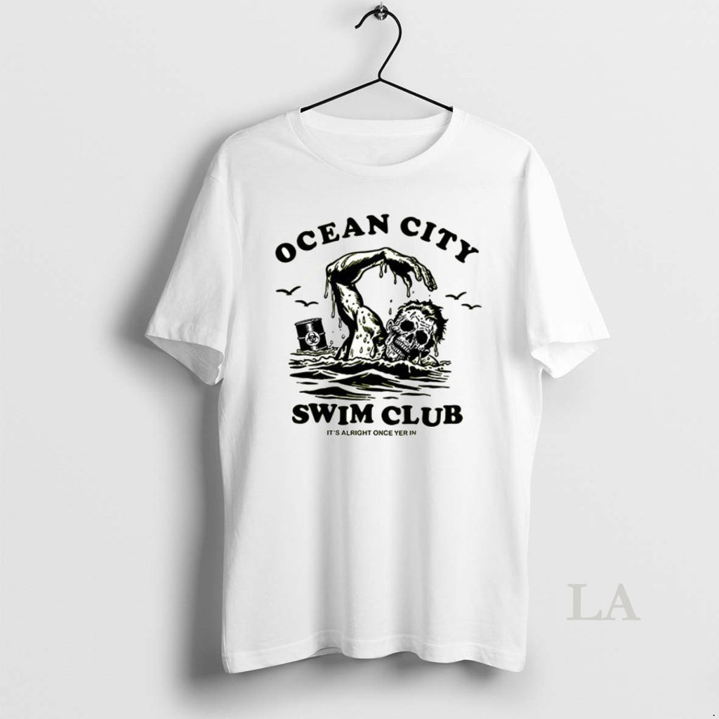 Original Ocean City Swim Club Its Alright Once Yer In Ceramic Ceramic And Classic Dad
